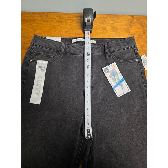 NWT Tinseltown Black High Rise Skinny Jeans Plus 15 RockerCore Grunge Vamp Fall - Picture 4 of 6